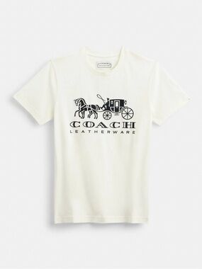 Coach Horse and Carriage Cotton T Shirt